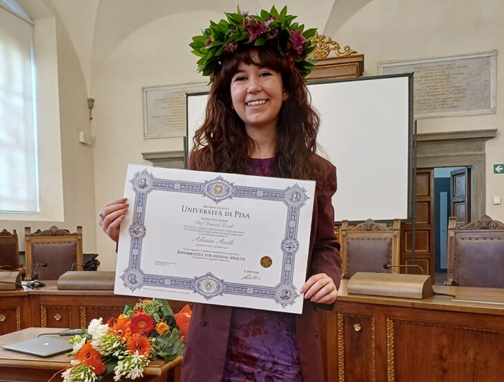 Alessia Anile, prima laureata magistrale in Digital Health